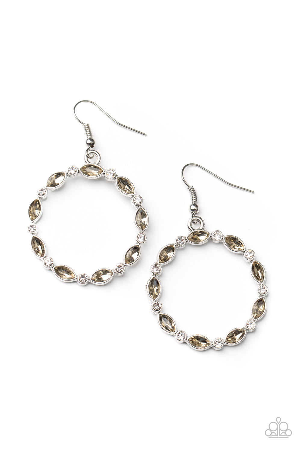 Paparazzi Crystal Circlets - Brown Earrings $5 Jewelry & accessories #P5RE-BNXX-101XX