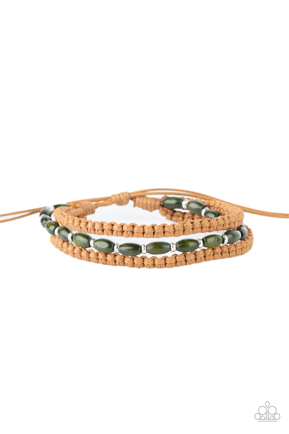 Refreshingly Rural Green Wooden Beads Bracelet Paparazzi Accessories. Subscribe & Save