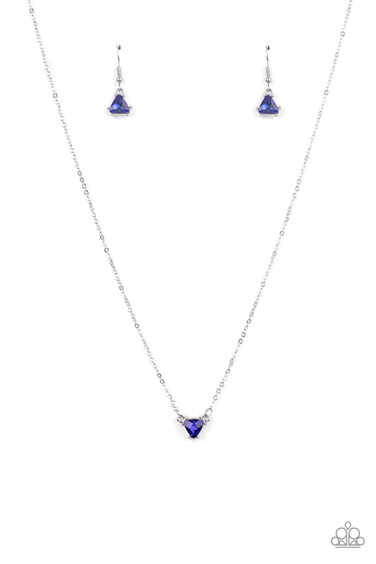Paparazzi Downright Dainty Blue Necklace. Subscribe and Save. #P2DA-BLXX-115XX.