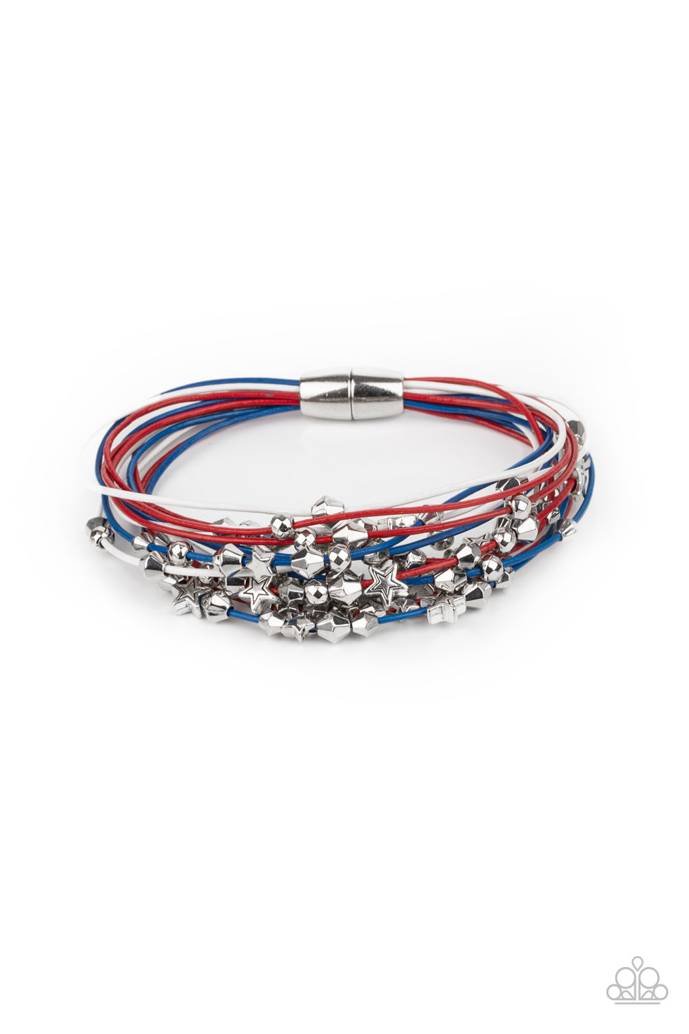 Star-Studded Affair - Multi Bracelet with Star Charms Paparazzi Accessories. #P9WH-MTXX-118XX