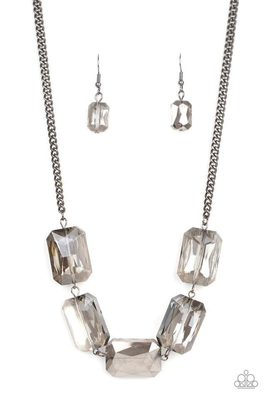 Heard It On The HEIR-Waves - Black Necklace Paparazzi Accessories