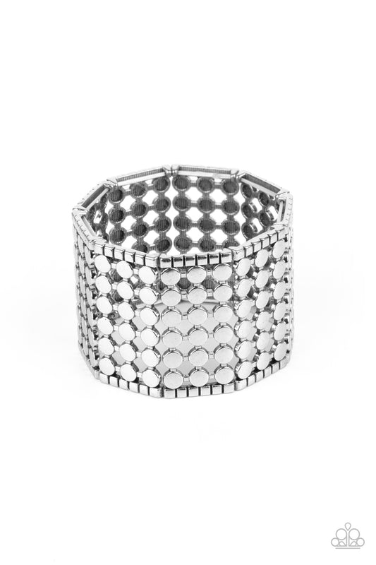 Paparazzi Cool and CONNECTED - Silver Bracelet $5 Jewelry. Get Free Shipping! #P9ST-SVXX-019XX