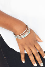 Load image into Gallery viewer, Paparazzi Bracelet ~ Stackable Sparkle - Blue Bangle Bracelet
