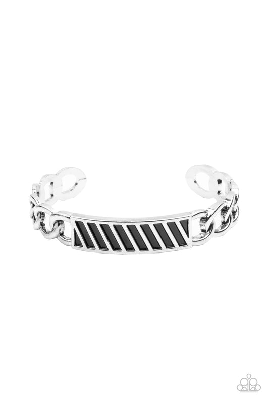 Paparazzi Bracelet ~ Keep Your Guard Up - Silver Urban Bracelet