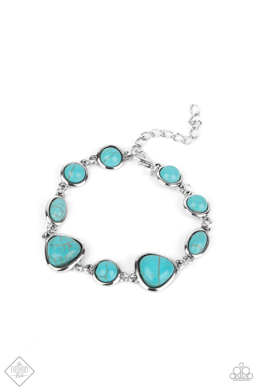 Paparazzi Eco-Friendly Fashionista Blue Bracelet Fashion Fix. Get Free Shipping. #P9SE-BLXX-361ZO