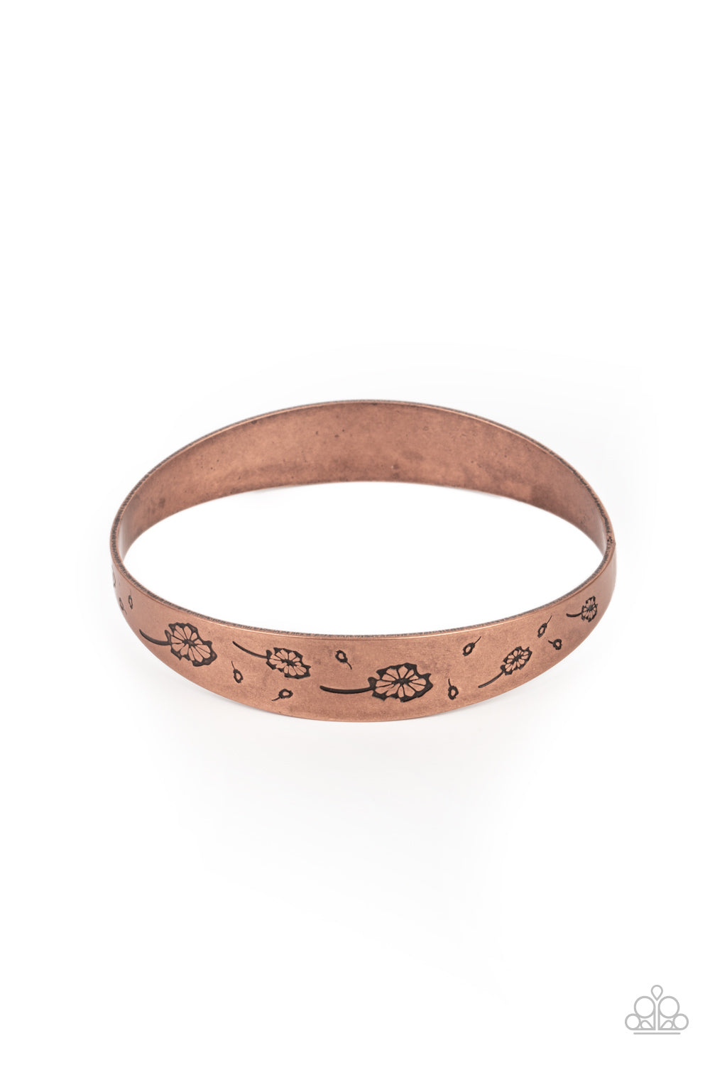 Dandelion Dreamland - Copper Bracelet Paparazzi Accessories