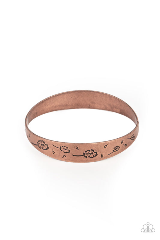 Dandelion Dreamland - Copper Bracelet Paparazzi Accessories