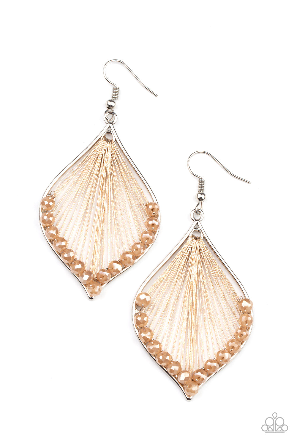 Paparazzi Earring ~ Pulling at My HARP-strings - Brown