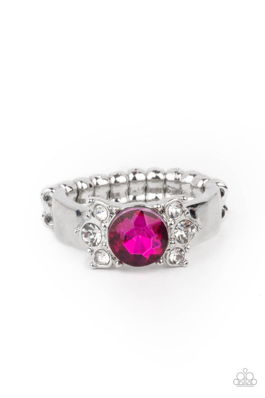 Paparazzi Ring ~ ROYAL Till The End - Pink
