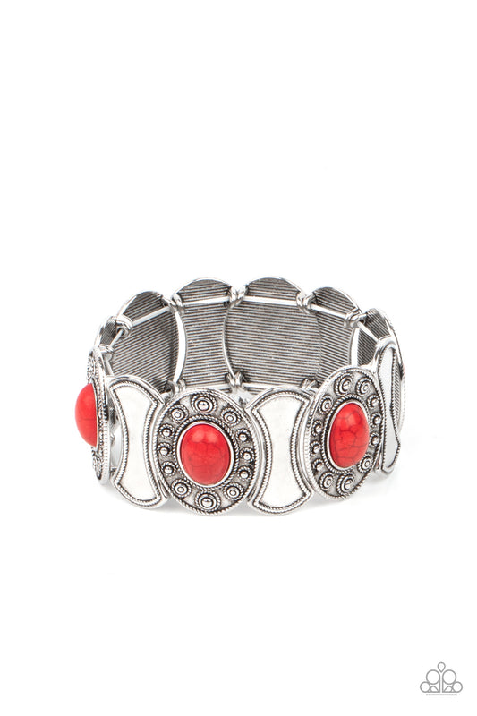 Paparazzi Bracelet ~ Desert Relic - Red