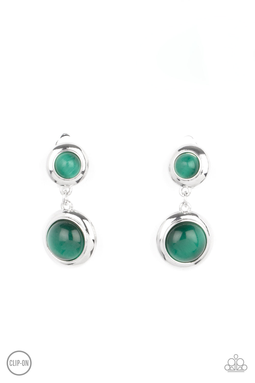 Paparazzi Subtle Smolder Green Earring. Green Moonstone earring. Subscribe & Save.