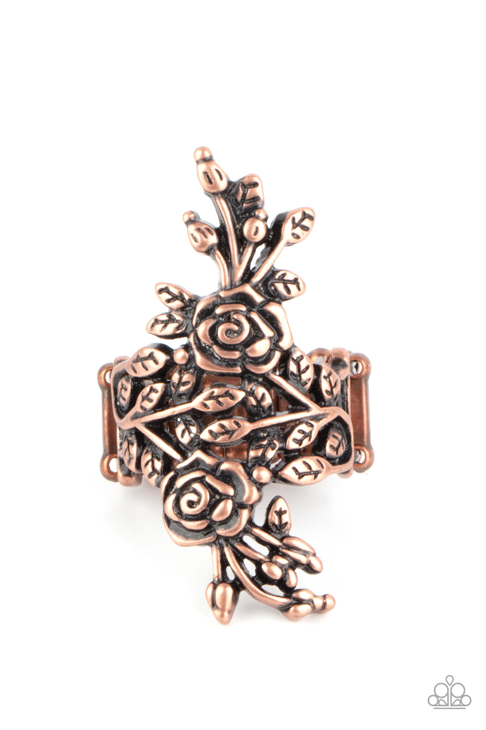 Paparazzi Rustic Rose Gardens - Copper Rose Bloom Rings. #P4WH-CPXX-107XX. Free Shipping!