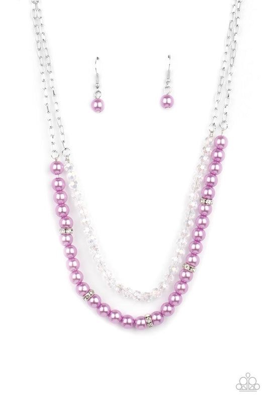 Paparazzi Parisian Princess Purple Pearls Multi Layer necklace. Subscribe and Save. #P2RE-PRXX-245XX