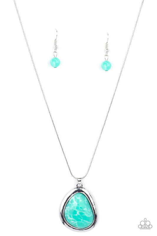 Paparazzi Necklace ~ Canyon Oasis - Green