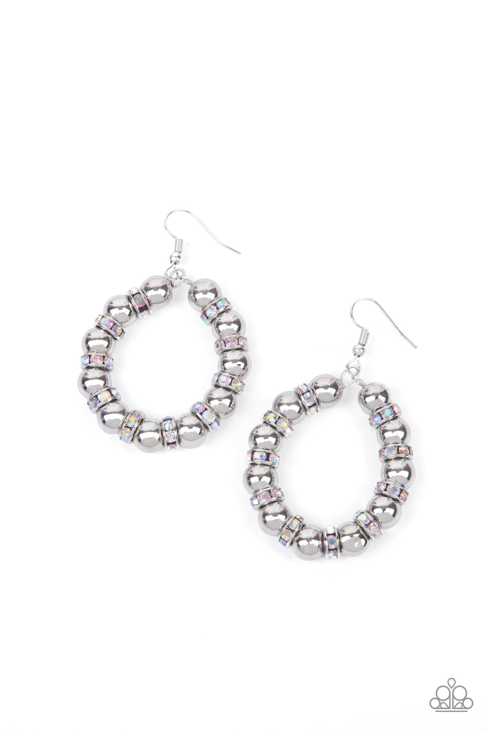 Paparazzi Cosmic Halo Multi Iridescent Earrings. Subscribe & Save. Hoop Style