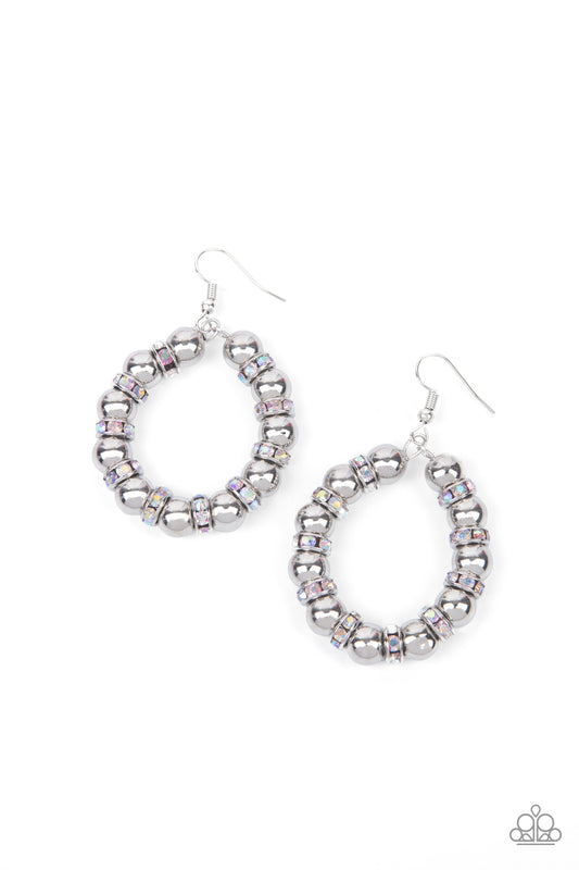 Paparazzi Cosmic Halo Multi Iridescent Earrings. Subscribe & Save. Hoop Style