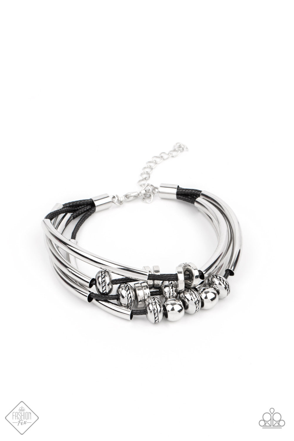 Paparazzi Bracelet ~ We Aim To Please - Black Urban Bracelet - Fashion Fix Bracelet