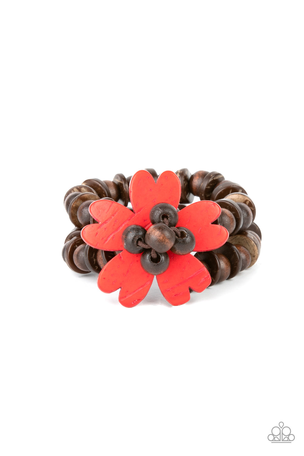 Paparazzi Tropical Flavor Red Wooden Bracelet. Get Free Shipping. #P9WH-RDXX-161XX. $5 bracelet