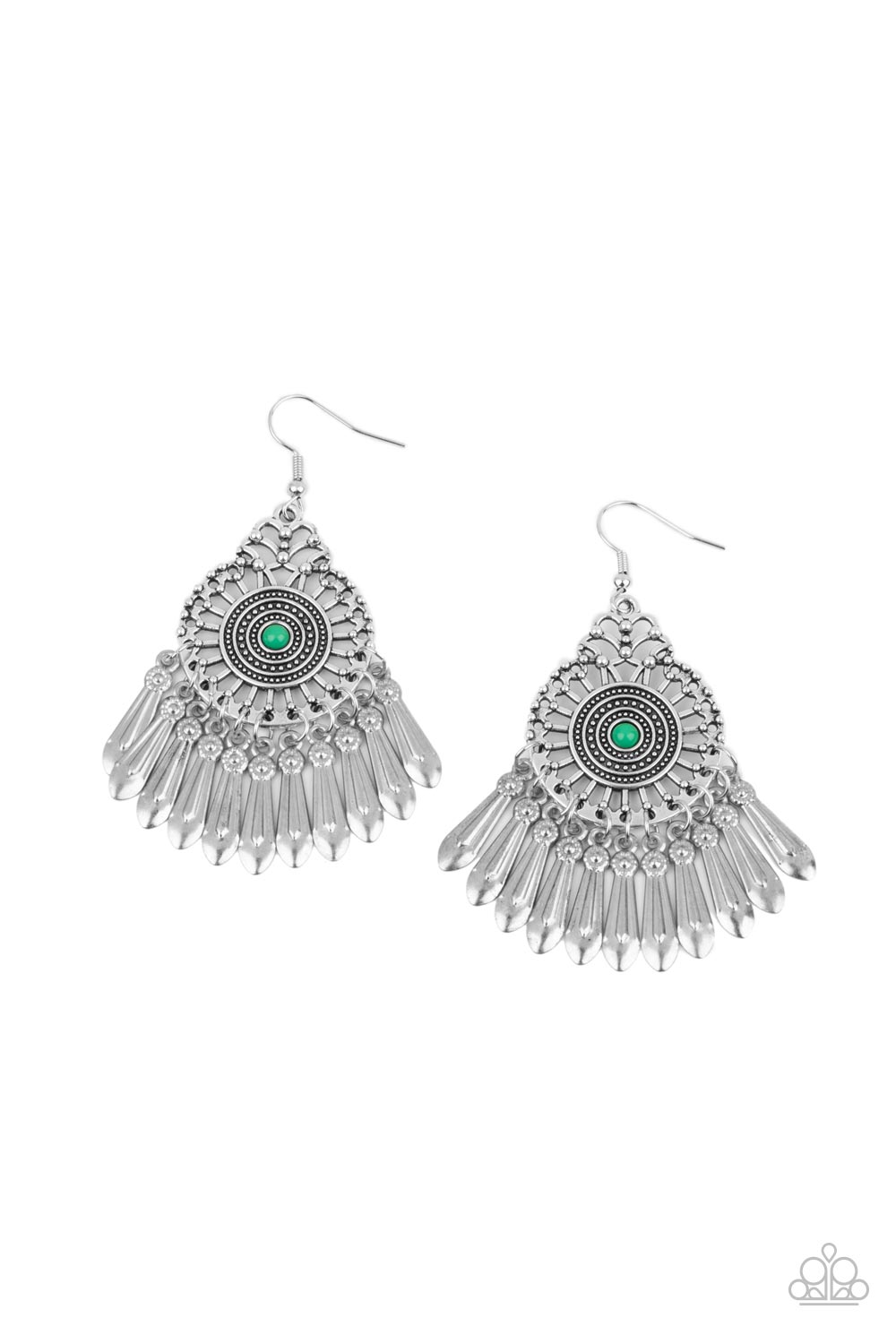 Paparazzi Earring ~ Dream a Little DREAMCATCHER - Green