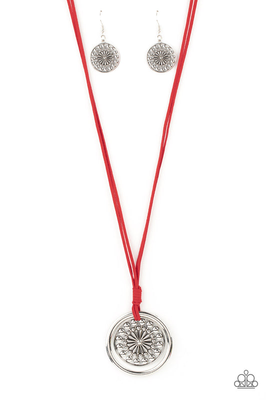 Paparazzi One MANDALA Show - Red Long Necklace. Subscribe & Save. #P2SE-RDXX-301XX