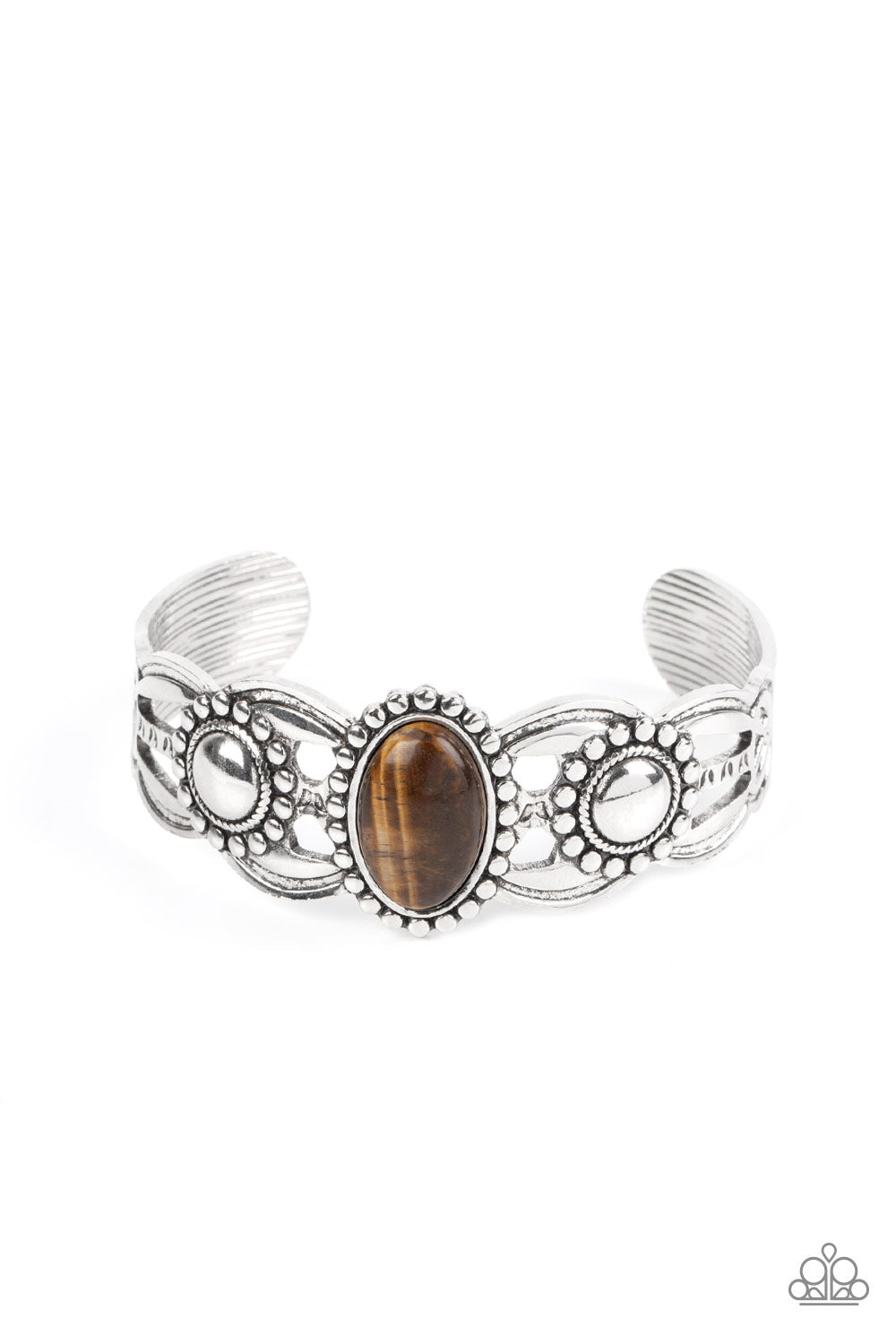Paparazzi Bracelet ~ Solar Solstice - Brown Cuff Bracelet