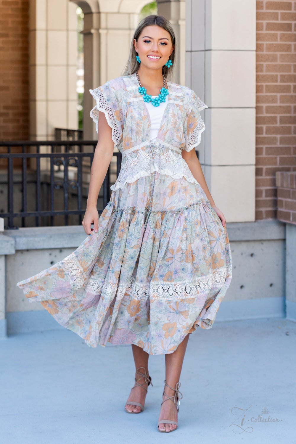 Paparazzi Zi Necklace Genuine 2021 Zi Necklace. $35 Statement Bold Necklace. Blue Stone necklace