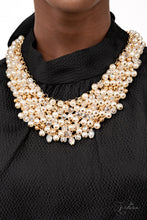 Load image into Gallery viewer, Sentimental Gold 2021 Zi Necklace Paparazzi Accessories. Subscribe &amp; Save. #Z2116.
