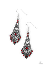 Load image into Gallery viewer, ​Casablanca Charisma - Red Earrings Paparazzi Accessories. Get Free Shipping. #P5RE-RDXX-159XX
