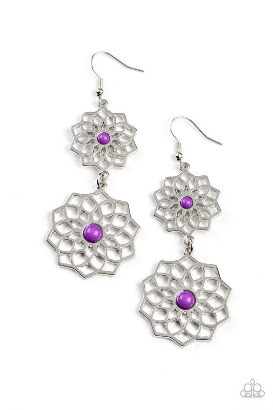Paparazzi Posh Posy Purple Earring. $8 Jewelry. #P5WH-PRXX-244XX. Subscribe & Save. Floral earring