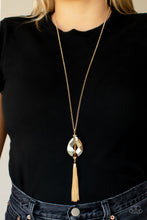 Load image into Gallery viewer, ​Interstellar Solstice - Gold Long Tassel Necklace. Get Free Shipping. #P2RE-GDXX-389XX
