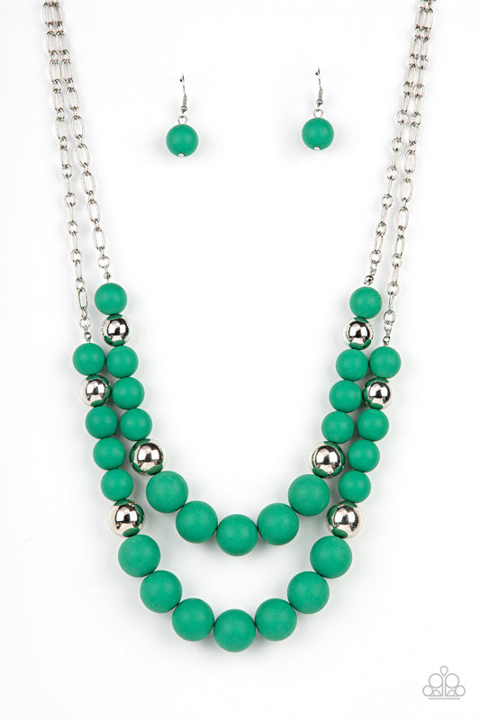 Vivid Vanity Green Short Necklace Paparazzi Accessories. Subscribe & Save. #P2ST-GRXX-099XX