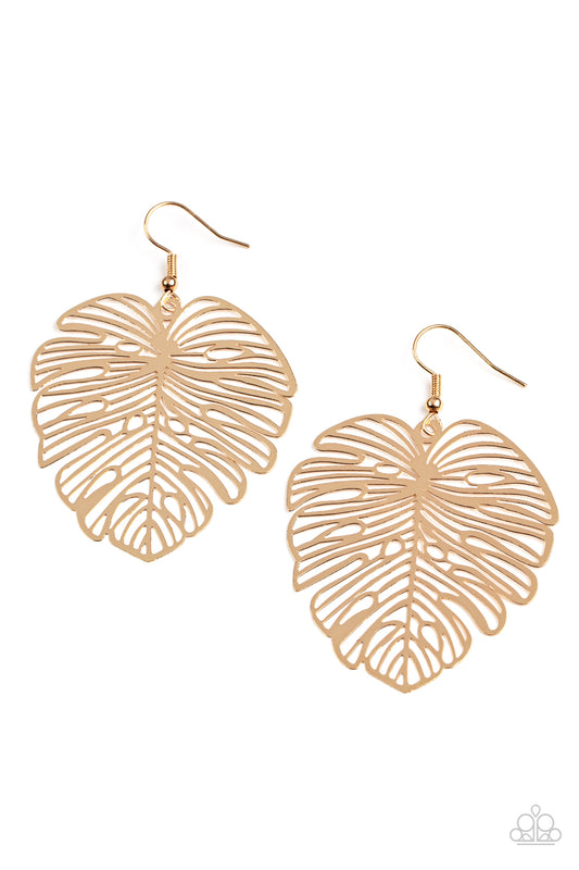 Paparazzi Palm Palmistry Gold Earrings. Get Free Shipping. #P5SE-GDXX-067XX