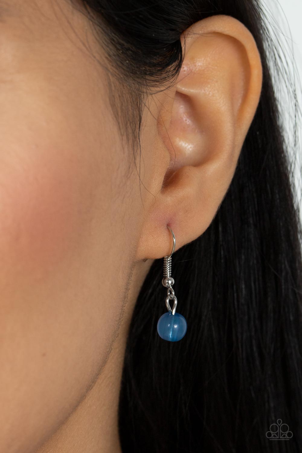 Tropical Tourist - Blue Necklace Paparazzi Accessories. #P2WH-BLXX-450XX. Free Shipping!