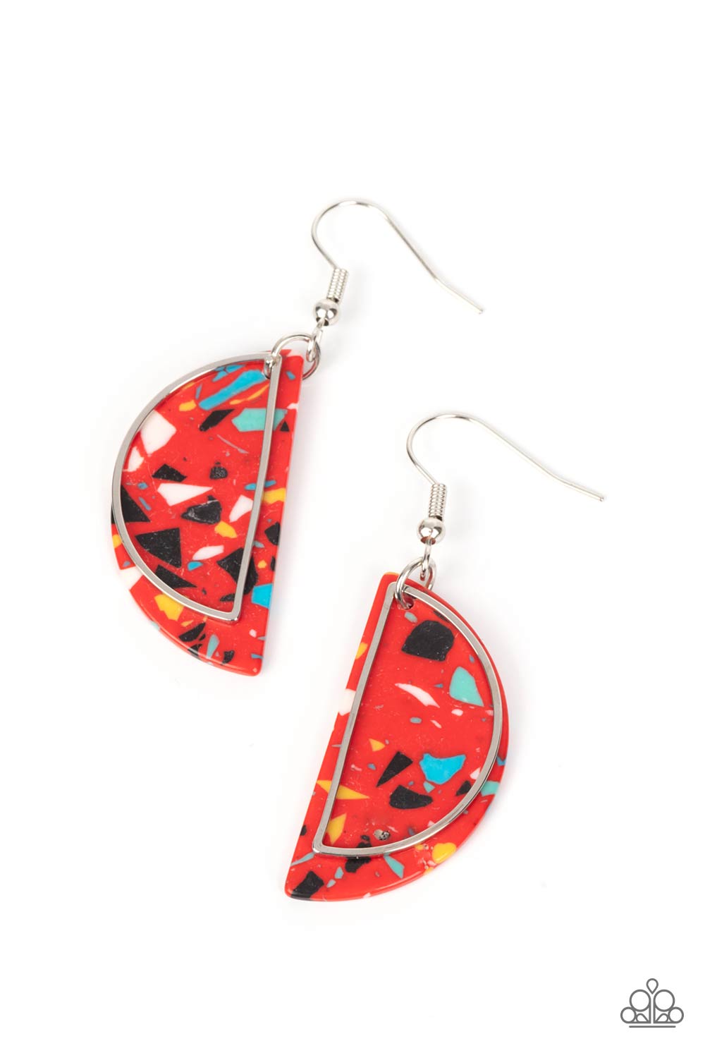 Paparazzi Flashdance Fashionista Red Earrings. Get Free Shipping. #P5SE-RDXX-172XX