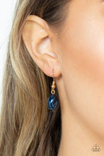 Load image into Gallery viewer, Pardon My FABULOUS - Blue Necklace Paparazzi Accessories. Subscribe &amp; Save! #P2RE-BLXX-351XX
