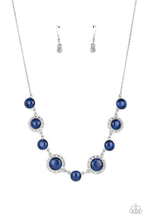 Load image into Gallery viewer, Paparazzi Too Good to BEAM True Blue Necklace. Get Free Shipping. #P2RE-BLXX-344XX
