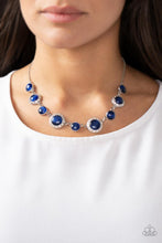 Load image into Gallery viewer, Too Good to BEAM True Blue Short Necklace Paparazzi Accessories. Subscribe &amp; Save. #P2RE-BLXX-344XX
