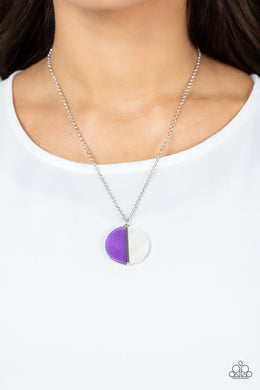 Elegantly Eclipsed Purple Necklace Paparazzi Accessories. Subscribe & Save. #P2SE-PRXX-217XX