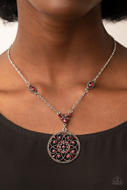 Paparazzi TIMELESS Traveler Red Necklace. Subscribe & Save! #P2RE-RDXX-223XX