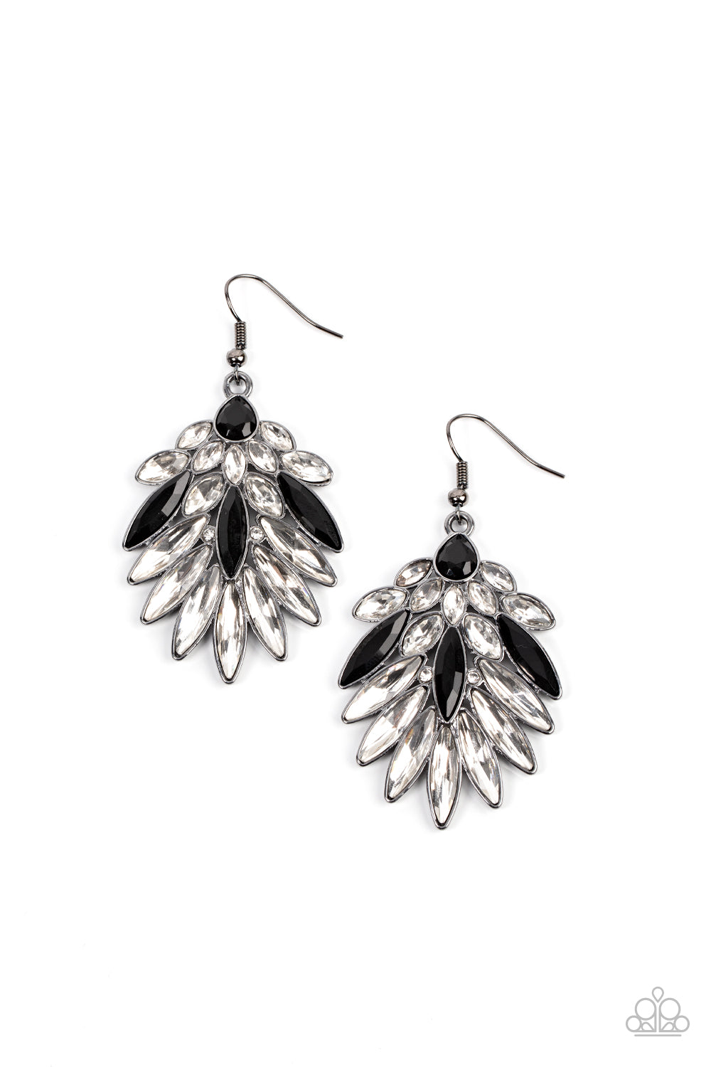 Paparazzi COSMIC-politan Black Earrings online at AainaasTreasureBox #P5ST-BKXX-065XX
