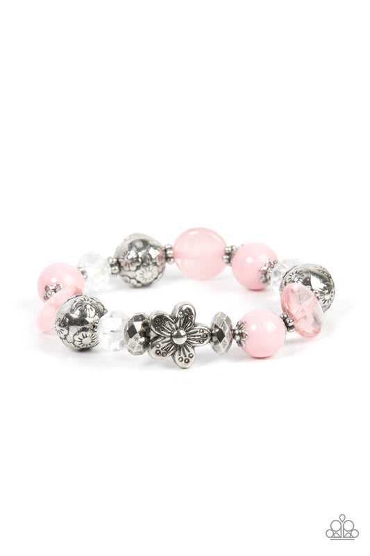 Paparazzi Pretty Persuasion Pink Bracelet. Get Free Shipping. #P9WH-PKXX-290XX