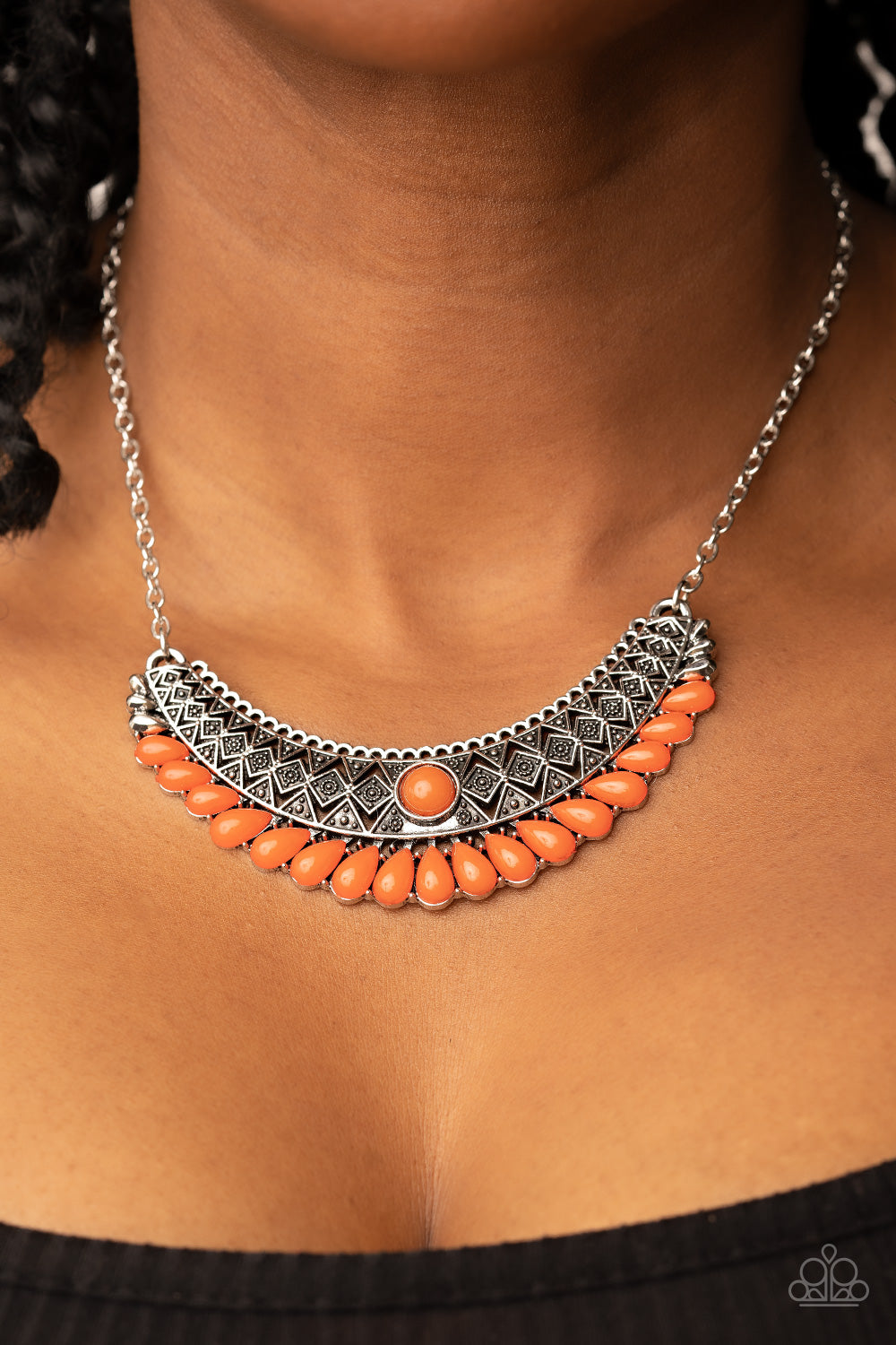 Paparazzi Abundantly Aztec Orange Necklace. Get Free Shipping. #P2SE-OGXX-275XX. $5 Jewelry