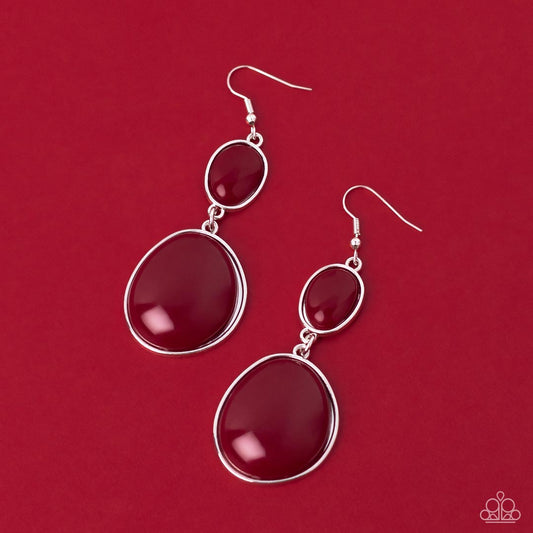 Soulful Samba Red Earrings Paparazzi Accessories. Get Free Shipping. #P5WH-RDXX-146XX