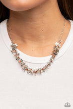 Load image into Gallery viewer, Fearlessly Floral Orange Floral Necklace Paparazzi Accessories. #P2WH-OGXX-257XX
