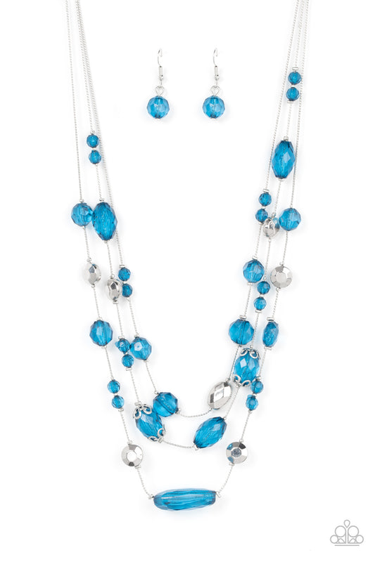 Paparazzi Prismatic Pose Blue Necklace. #P2WH-BLXX-443XX. Subscribe & Save. Mykonos Blue