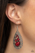 Load image into Gallery viewer, Paparazzi Glimpses of Malibu Fashion Fix Earring: &quot;Nautical Daydream&quot; (P5WH-RDXX-151CH)
