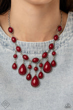 Load image into Gallery viewer, Paparazzi Glimpses of Malibu Fashion Fix Necklace: &quot;Mediterranean Mystery&quot; (P2ST-RDXX-094CH) 
