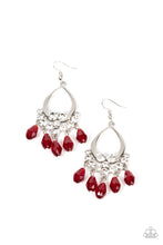 Load image into Gallery viewer, Famous Fashionista - Red Earrings Paparazzi Accessories. Subscribe &amp; Save. #P5RE-RDXX-171XX
