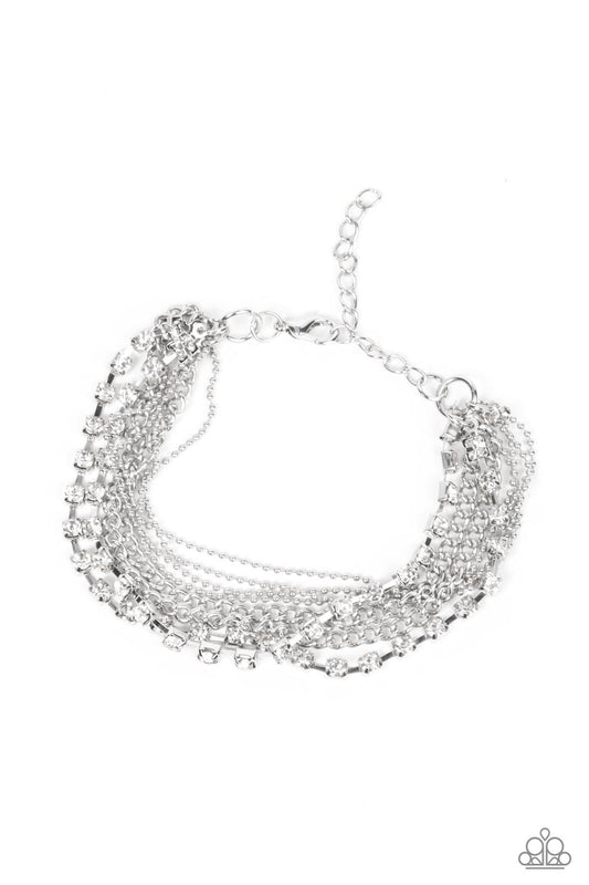 Paparazzi Secretly Sassy White Bracelet. Subscribe & Save. #P9ED-WTXX-031XX