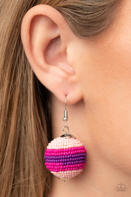 Paparazzi Zest Fest Pink Earrings. Subscribe & Save. #P5SE-PKXX-116XX. Beach Accessories